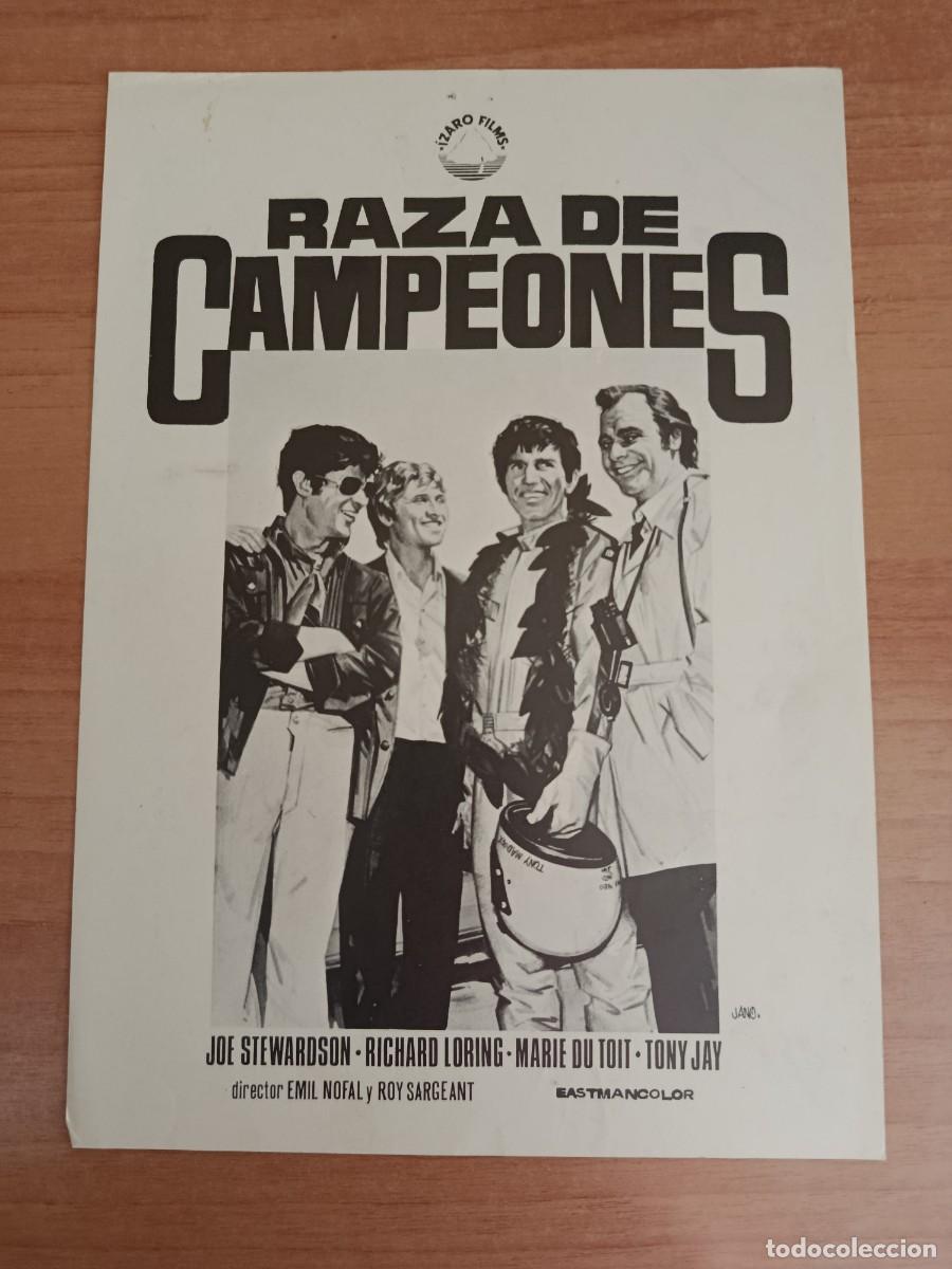 Cine: G33--GUIA DE LA PELICULA---RAZA DE CAMPEONES