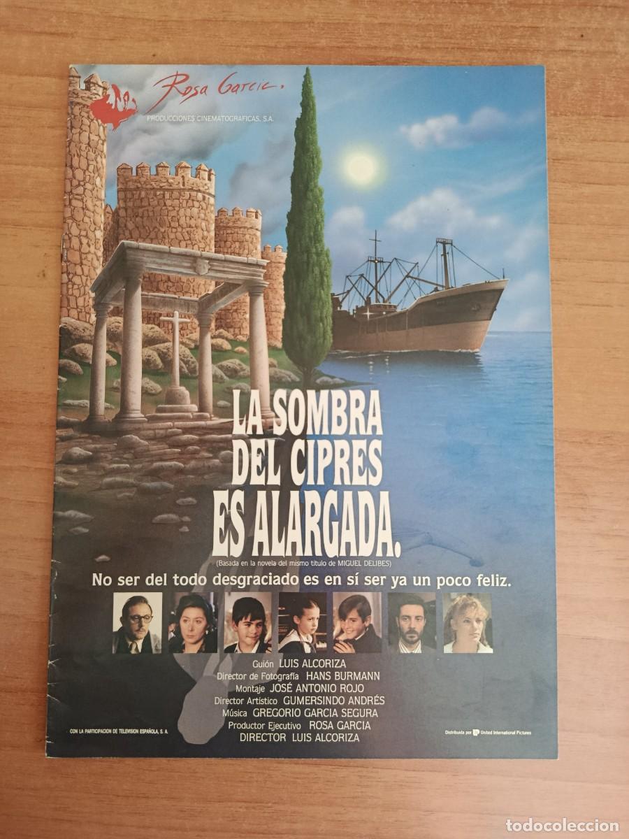 Cine: G33--GUIA DE LA PELICULA---LA SOMBRA DEL CIPRES ES ALARGADA