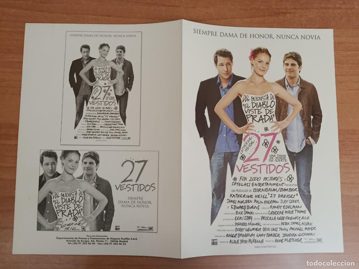 Cine: G33--GUIA DE LA PELICULA---27 VESTIDOS