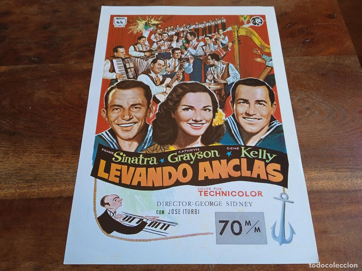 Cine: Levando anclas - Gene Kelly, Frank Sinatra, Kathryn Grayson - Guia original Mahier M.G.M 1969