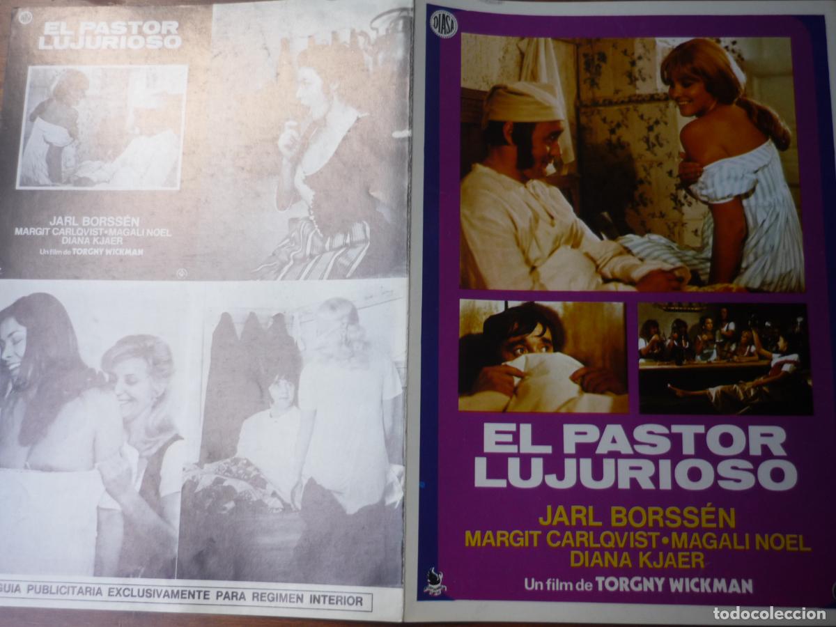 Cine: el pastor lujurioso - guia publicitaria original - margit carlqvist magali noel cine erotico
