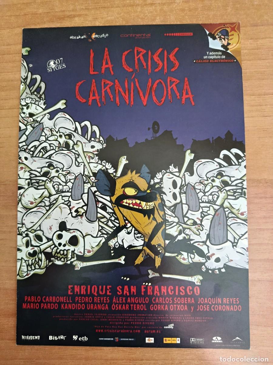 Cine: G34--GUIA DE LA PELICULA--- LA CRISIS CARNIVORA