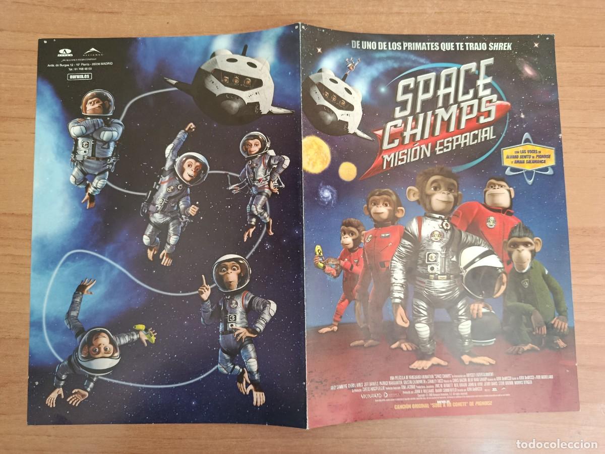 Cine: G34--GUIA DE LA PELICULA--- SPACE CHIMPS MISION ESPACIAL