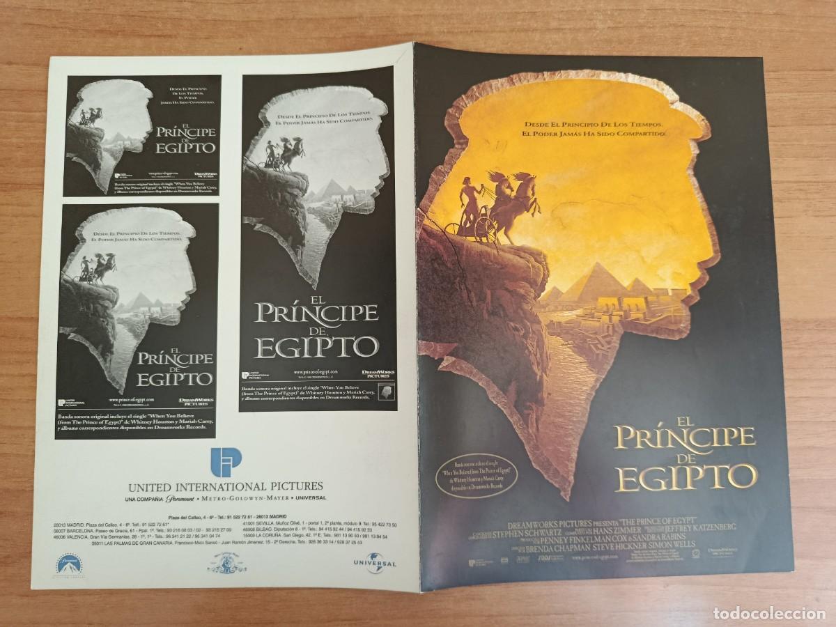 Cine: G34--GUIA DE LA PELICULA--- EL PRINCIPE DE EGIPTO