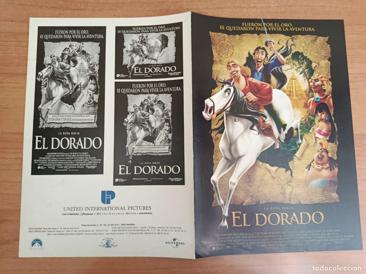 Cine: G34--GUIA DE LA PELICULA--- LA RUTA HACIA EL DORADO