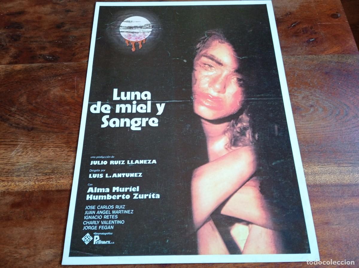 Cine: Luna de miel y sangre - Alma Muriel, Humberto Zurita - Guia original Pelimex 1984