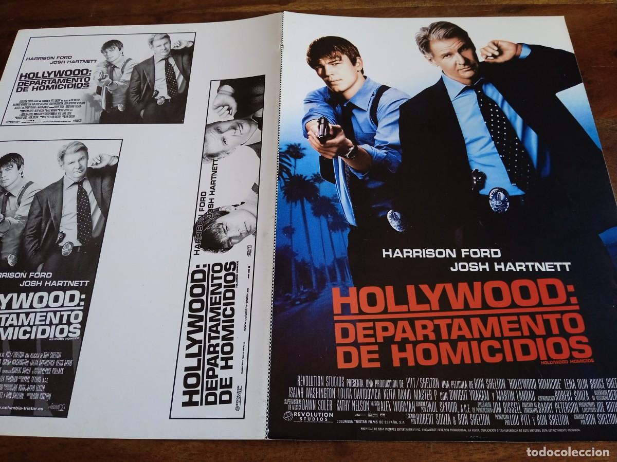 Cine: Hollywood Departamento de homicidios - Harrison Ford, Josh Hartnett - Guia original Columbia 2003