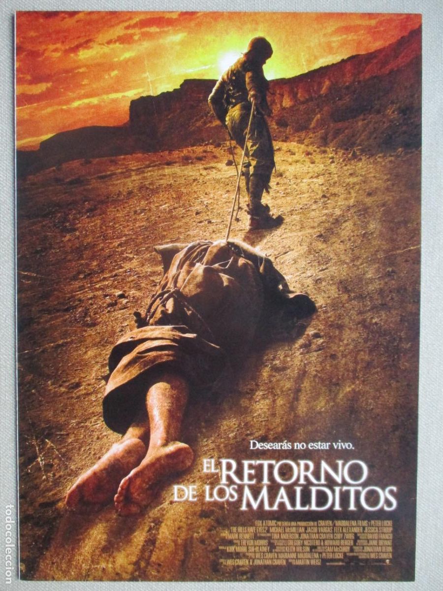Cine: EL RETORNO DE LOS MALDITOS. GUIA ORIGINAL ESTRENO. PEDIDO MINIMO EN GUIAS 10 EUROS.