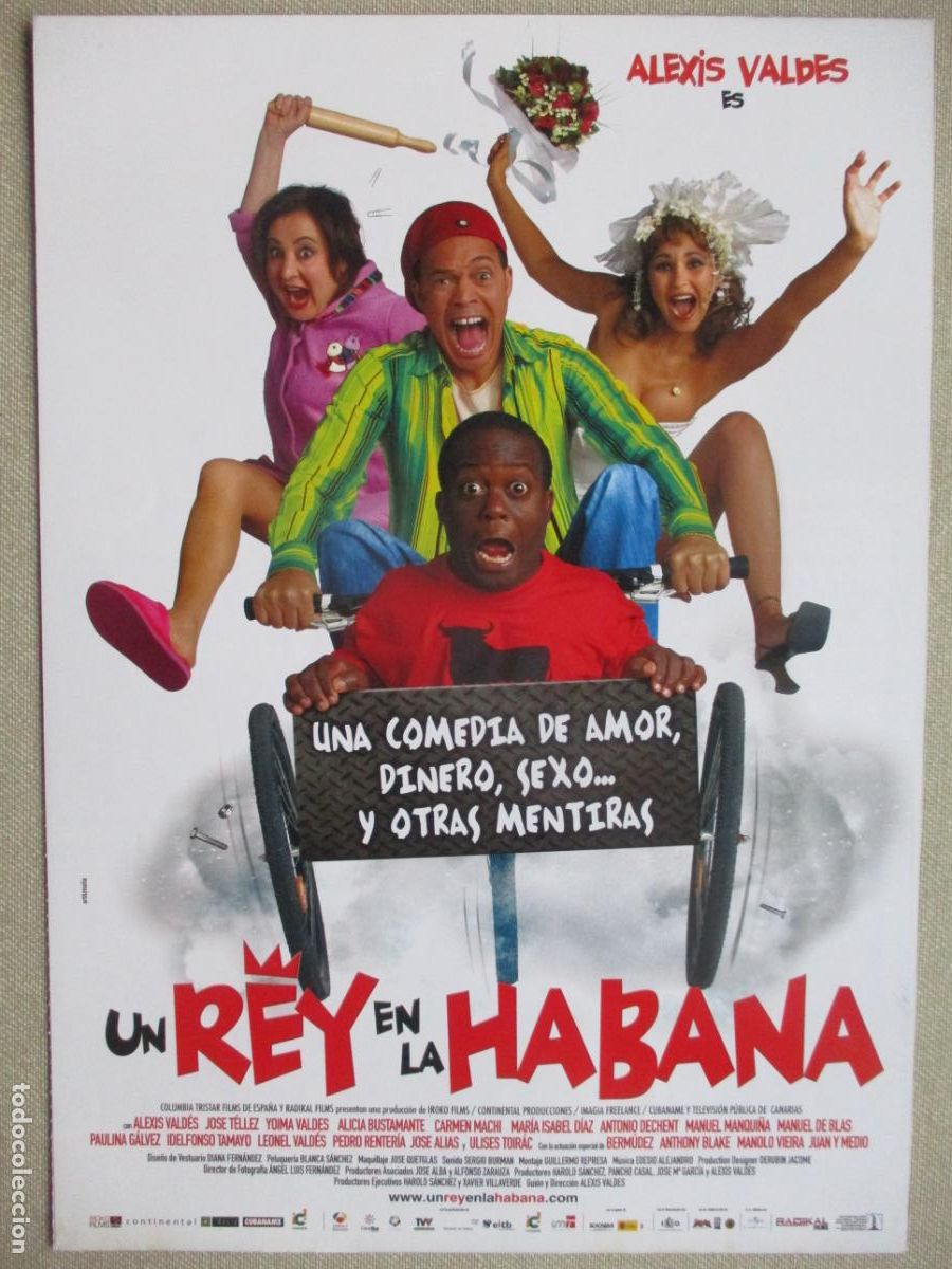 Cine: UN REY EN LA HABANA. GUIA ORIGINAL ESTRENO. PEDIDO MINIMO EN GUIAS 10 EUROS.