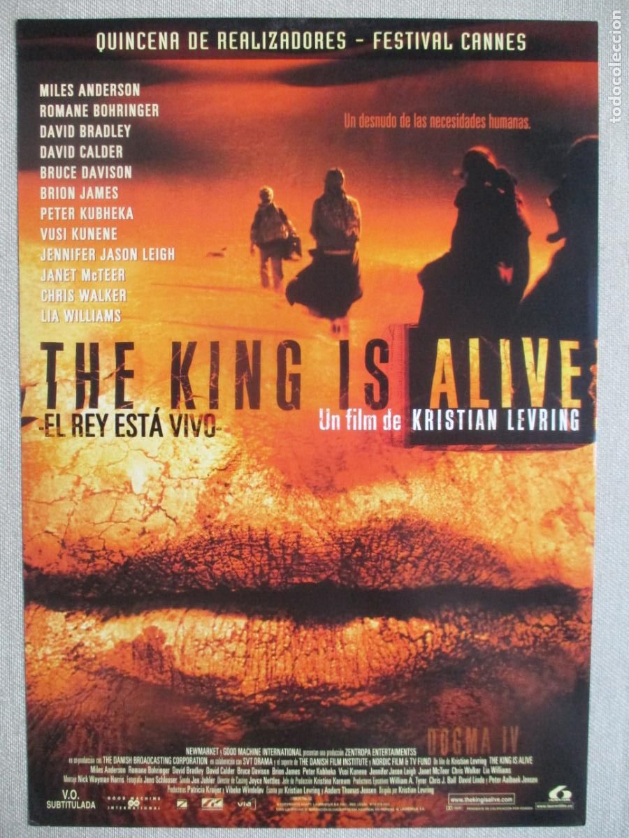 Cine: EL REY ESTA VIVO. GUIA ORIGINAL ESTRENO. PEDIDO MINIMO EN GUIAS 10 EUROS.