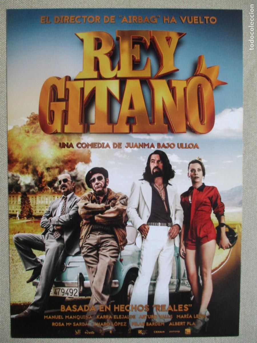 Cine: REY GITANO. GUIA ORIGINAL ESTRENO. PEDIDO MINIMO EN GUIAS 10 EUROS.