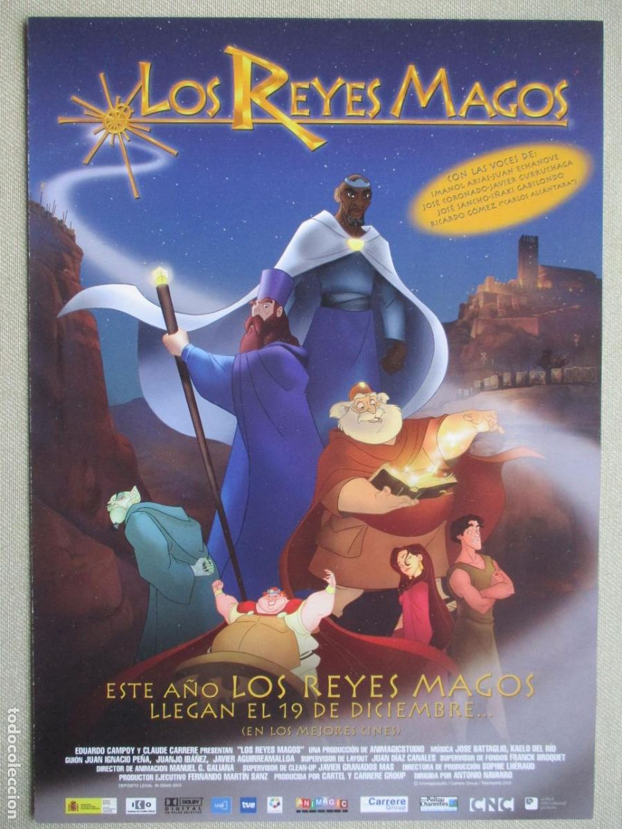 Cine: LOS REYES MAGOS. GUIA ORIGINAL ESTRENO. PEDIDO MINIMO EN GUIAS 10 EUROS.