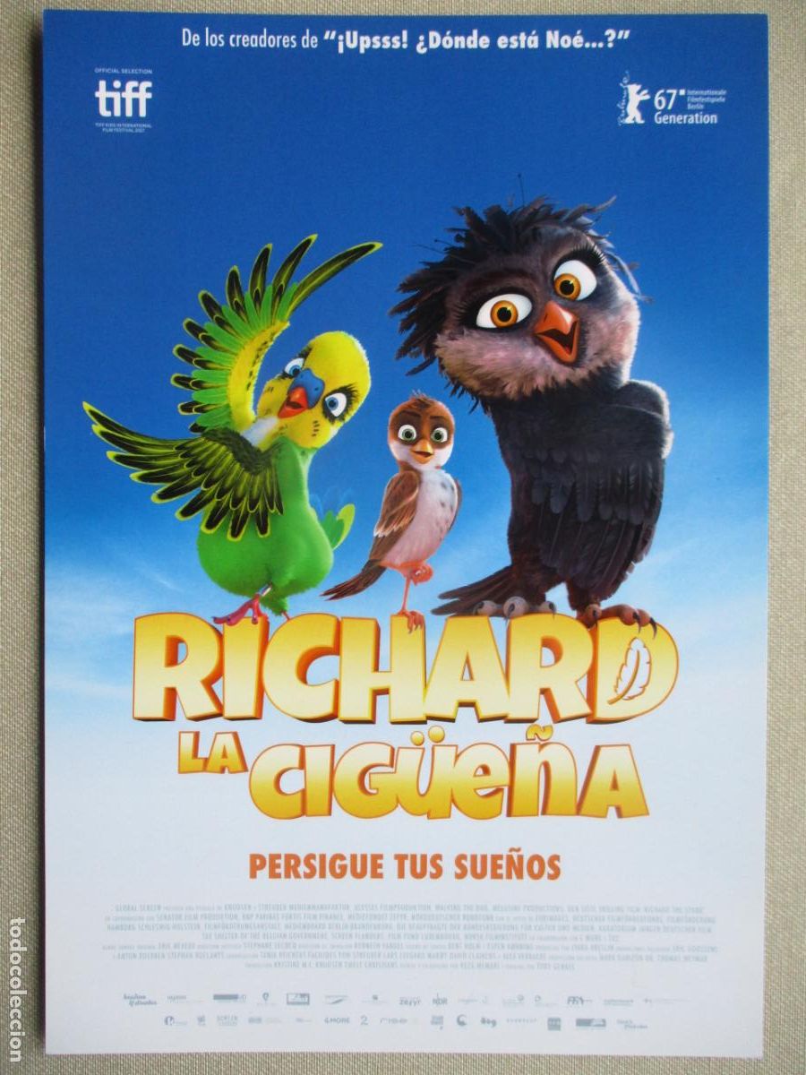 Cine: RICHARD LA CIGUE&Ntilde;A. GUIA ORIGINAL ESTRENO. PEDIDO MINIMO EN GUIAS 10 EUROS.