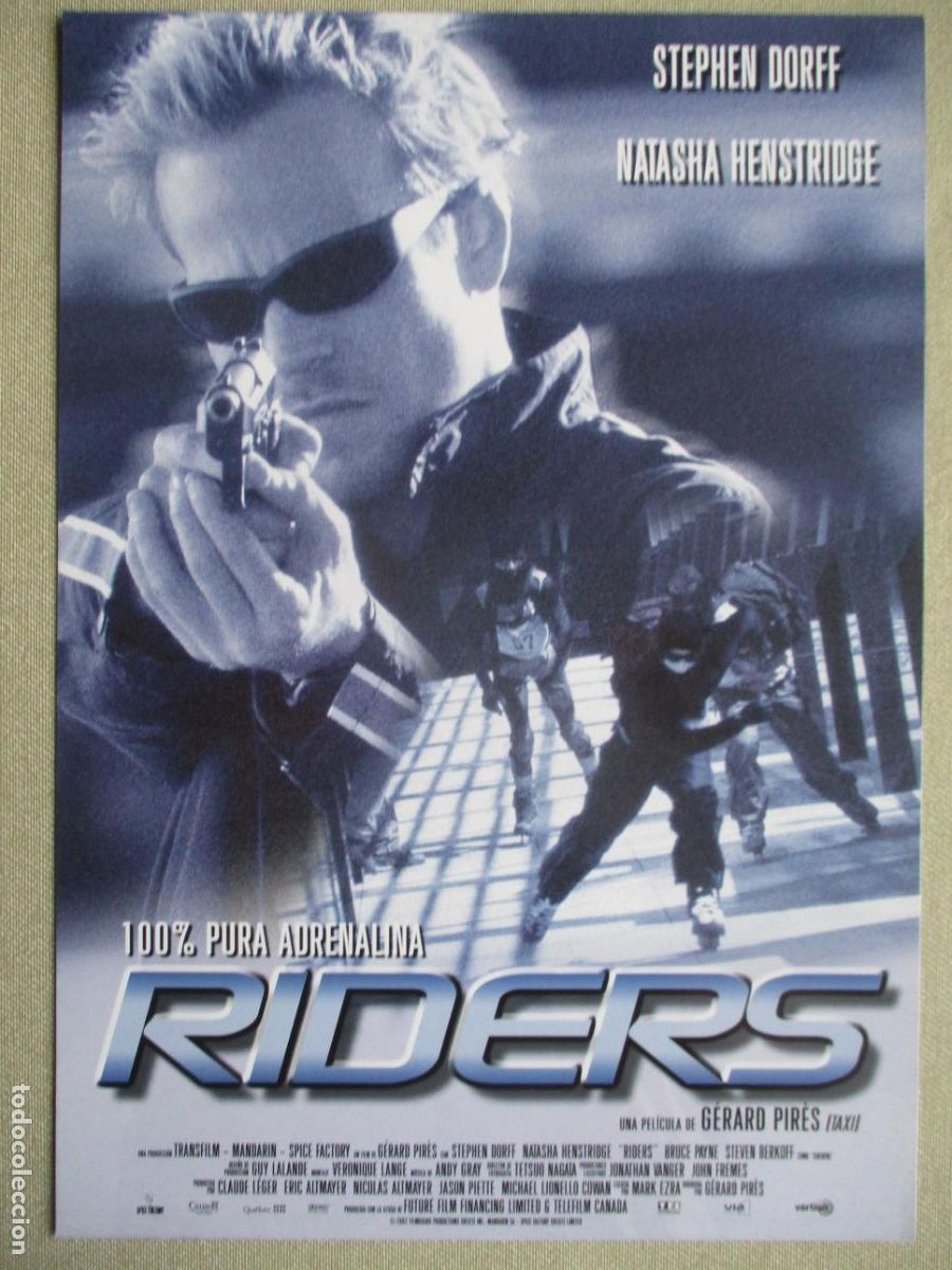 Cine: RIDERS. GUIA ORIGINAL ESTRENO. PEDIDO MINIMO EN GUIAS 10 EUROS.