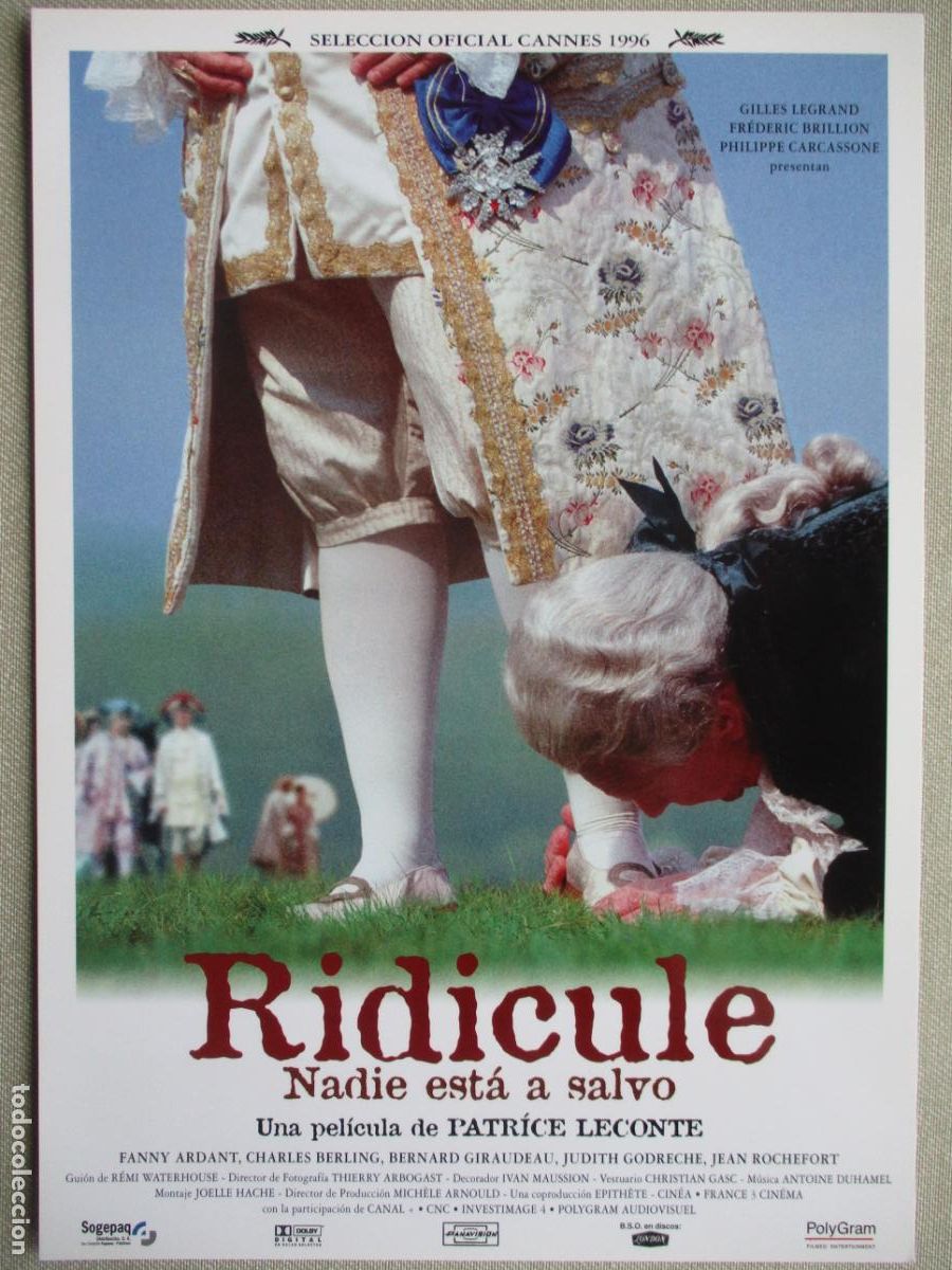 Cine: RIDICULE. GUIA ORIGINAL ESTRENO. PEDIDO MINIMO EN GUIAS 10 EUROS.