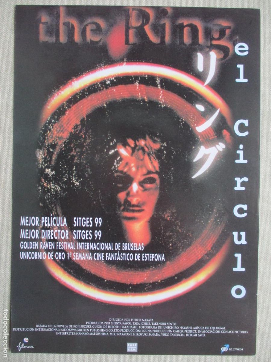 Cine: THE RING EL CIRCULO. GUIA ORIGINAL ESTRENO. PEDIDO MINIMO EN GUIAS 10 EUROS.