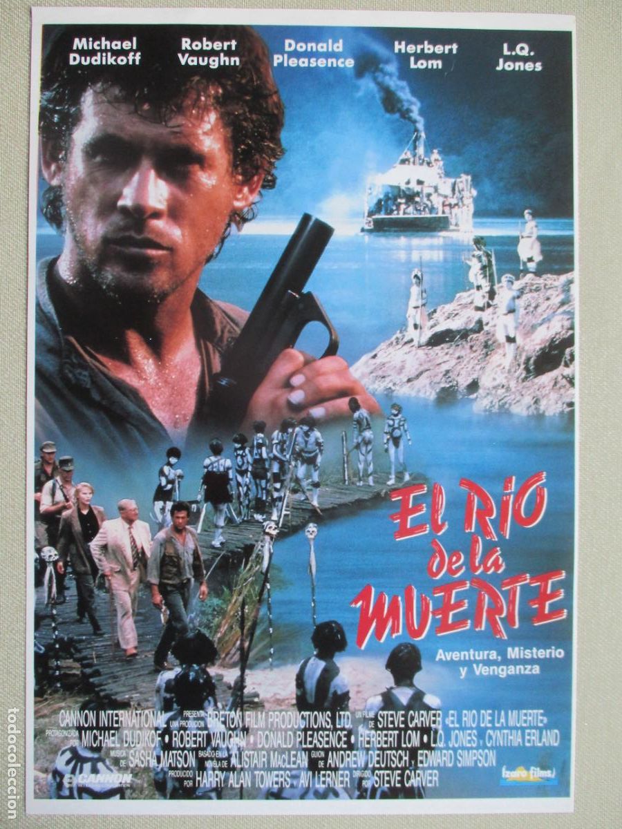 Cine: EL RIO DE LA MUERTE. GUIA ORIGINAL ESTRENO. PEDIDO MINIMO EN GUIAS 10 EUROS.