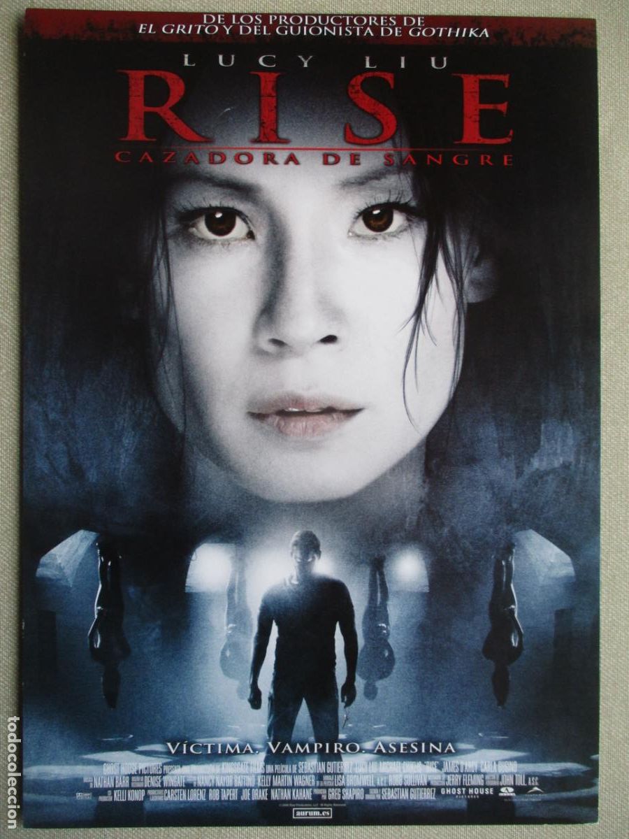 Cine: RISE CAZADORA DE SANGRE. GUIA ORIGINAL ESTRENO. PEDIDO MINIMO EN GUIAS 10 EUROS.