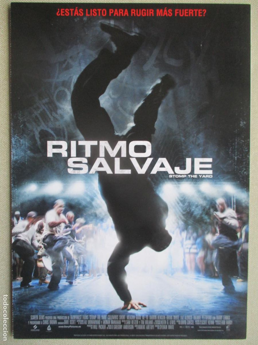 Cine: RITMO SALVAJE. GUIA ORIGINAL ESTRENO. PEDIDO MINIMO EN GUIAS 10 EUROS.