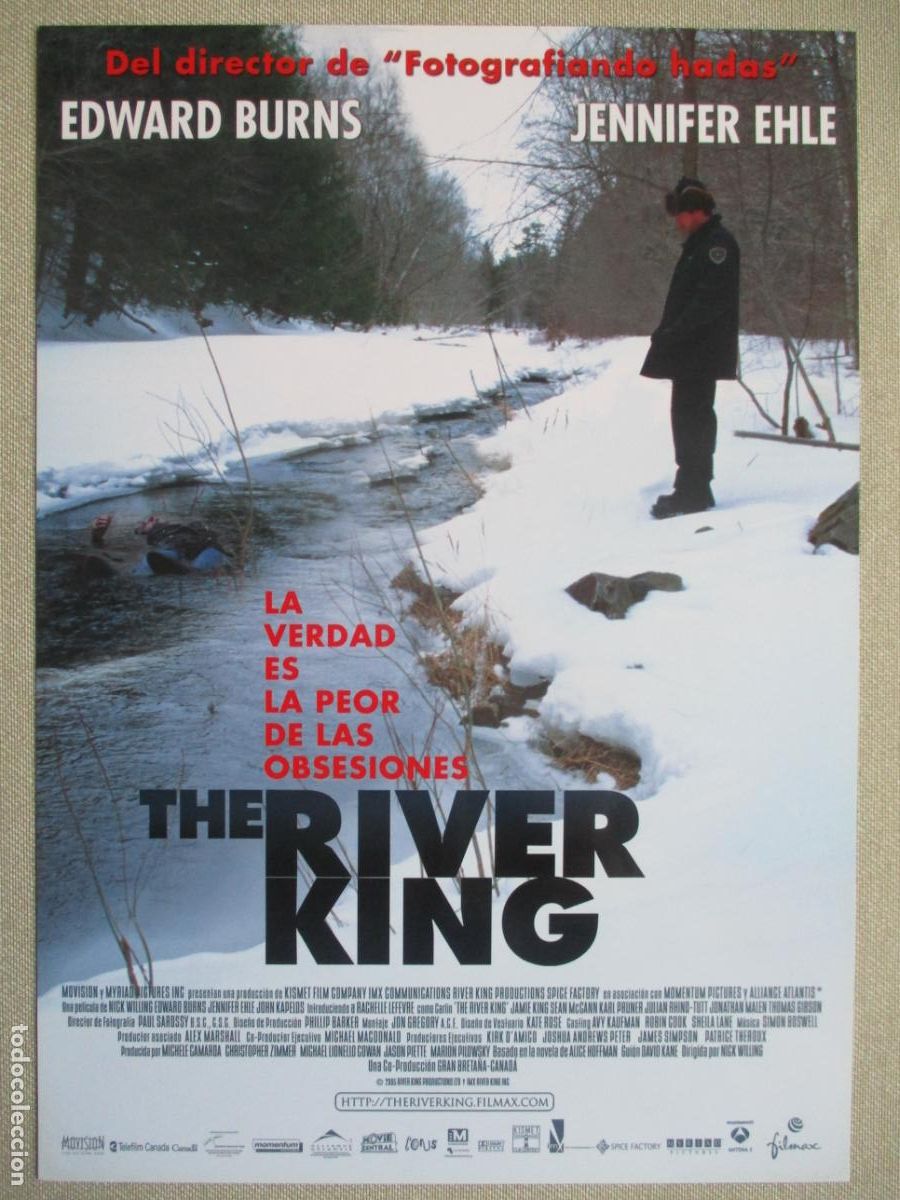 Cine: THE RIVER KING. GUIA ORIGINAL ESTRENO. PEDIDO MINIMO EN GUIAS 10 EUROS.