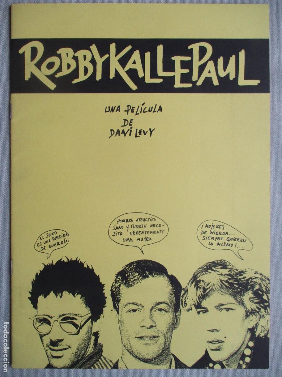 Cine: ROBBYKALLEPAUL. GUIA ORIGINAL ESTRENO. PEDIDO MINIMO EN GUIAS 10 EUROS.