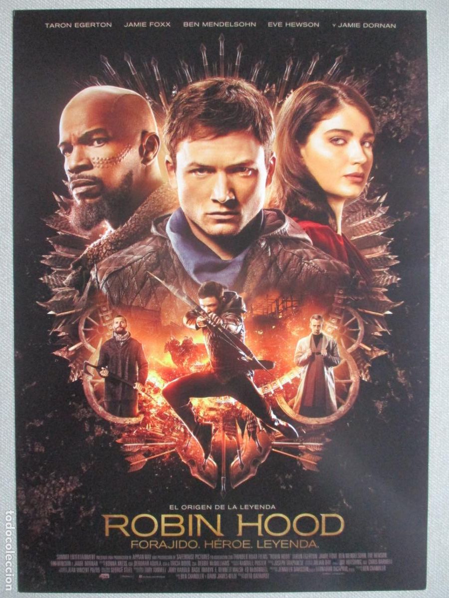 Cine: ROBIN HOOD. GUIA ORIGINAL ESTRENO. PEDIDO MINIMO EN GUIAS 10 EUROS.