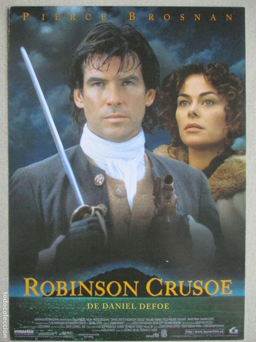 Cine: ROBINSON CRUSOE. GUIA ORIGINAL ESTRENO. PEDIDO MINIMO EN GUIAS 10 EUROS.