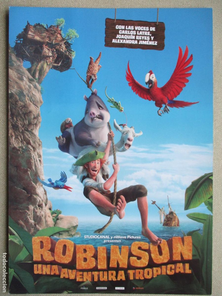 Cine: ROBINSON UNA AVENTURA TROPICAL. GUIA ORIGINAL ESTRENO. PEDIDO MINIMO EN GUIAS 10 EUROS.