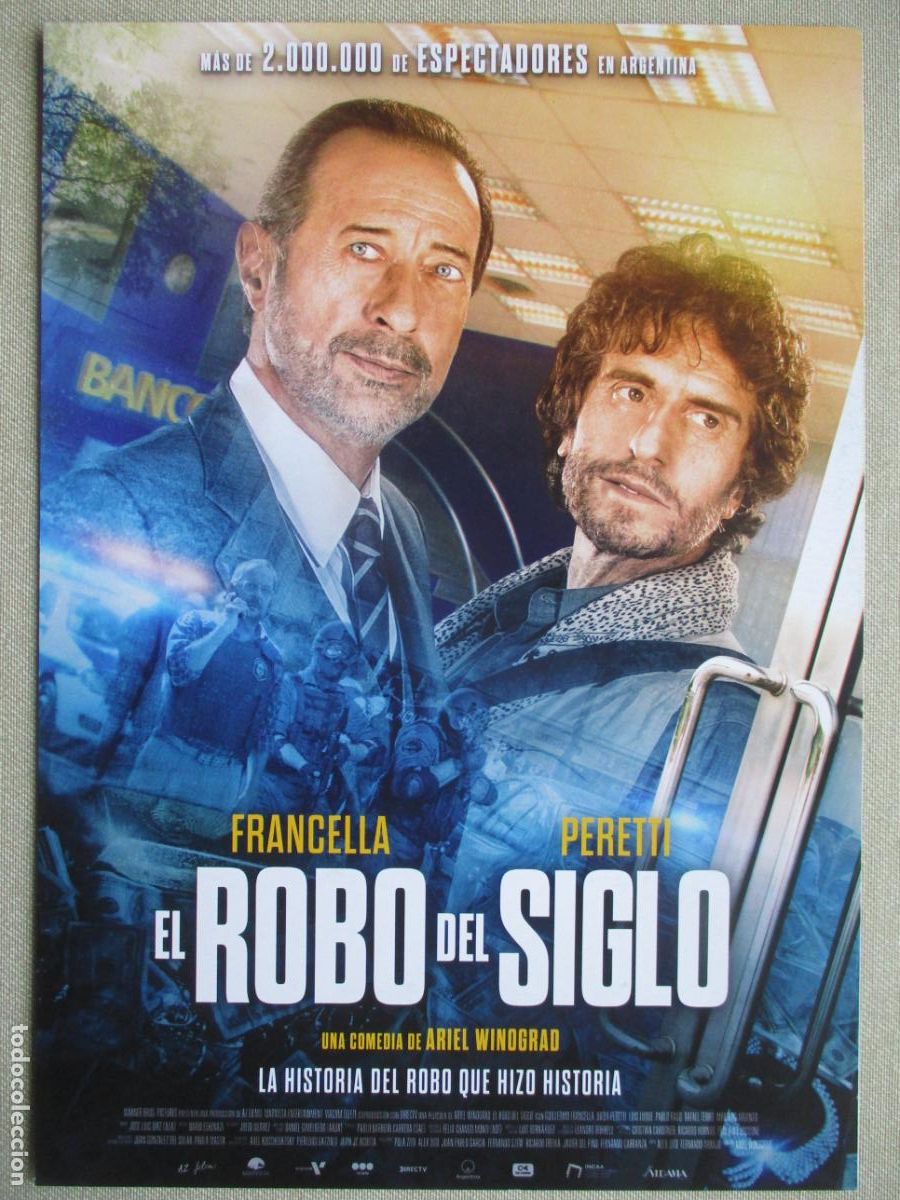 Cine: EL ROBO DEL SIGLO. GUIA ORIGINAL ESTRENO. PEDIDO MINIMO EN GUIAS 10 EUROS.