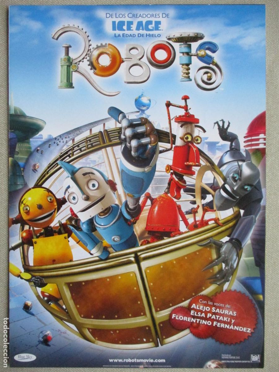 Cine: ROBOTS. GUIA ORIGINAL ESTRENO. PEDIDO MINIMO EN GUIAS 10 EUROS.