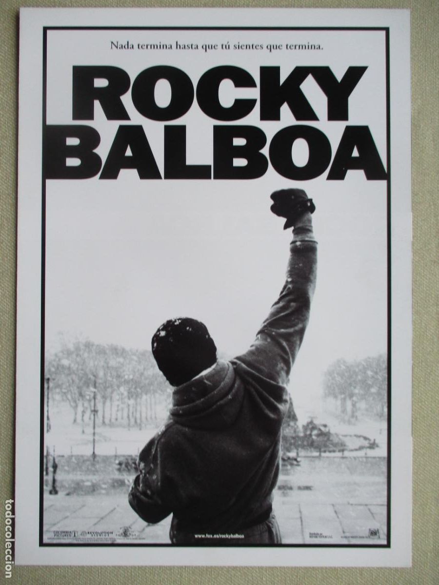 Cine: ROCKY BALBOA. GUIA ORIGINAL ESTRENO. PEDIDO MINIMO EN GUIAS 10 EUROS.