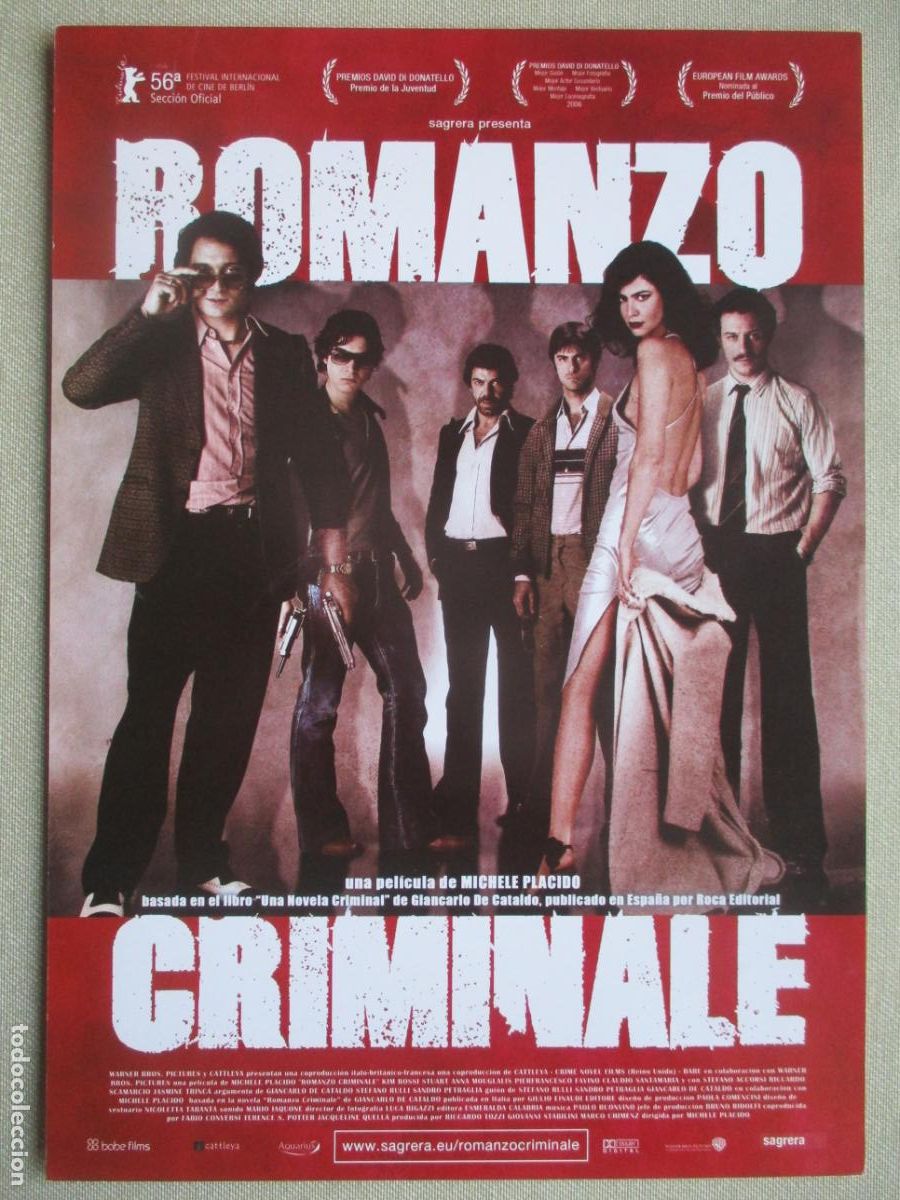 Cine: ROMANZO CRIMINALE. GUIA ORIGINAL ESTRENO. PEDIDO MINIMO EN GUIAS 10 EUROS.