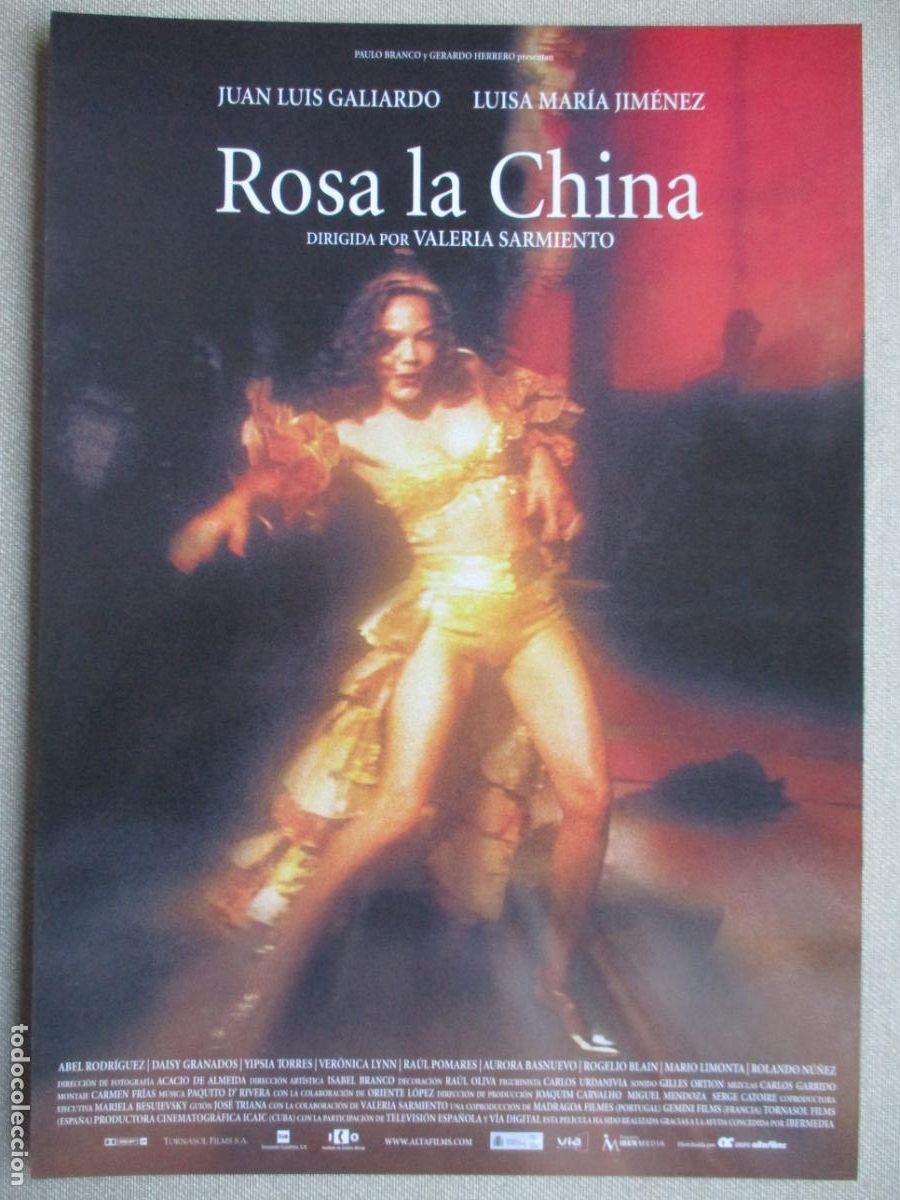 Cine: ROSA LA CHINA. GUIA ORIGINAL ESTRENO. PEDIDO MINIMO EN GUIAS 10 EUROS.