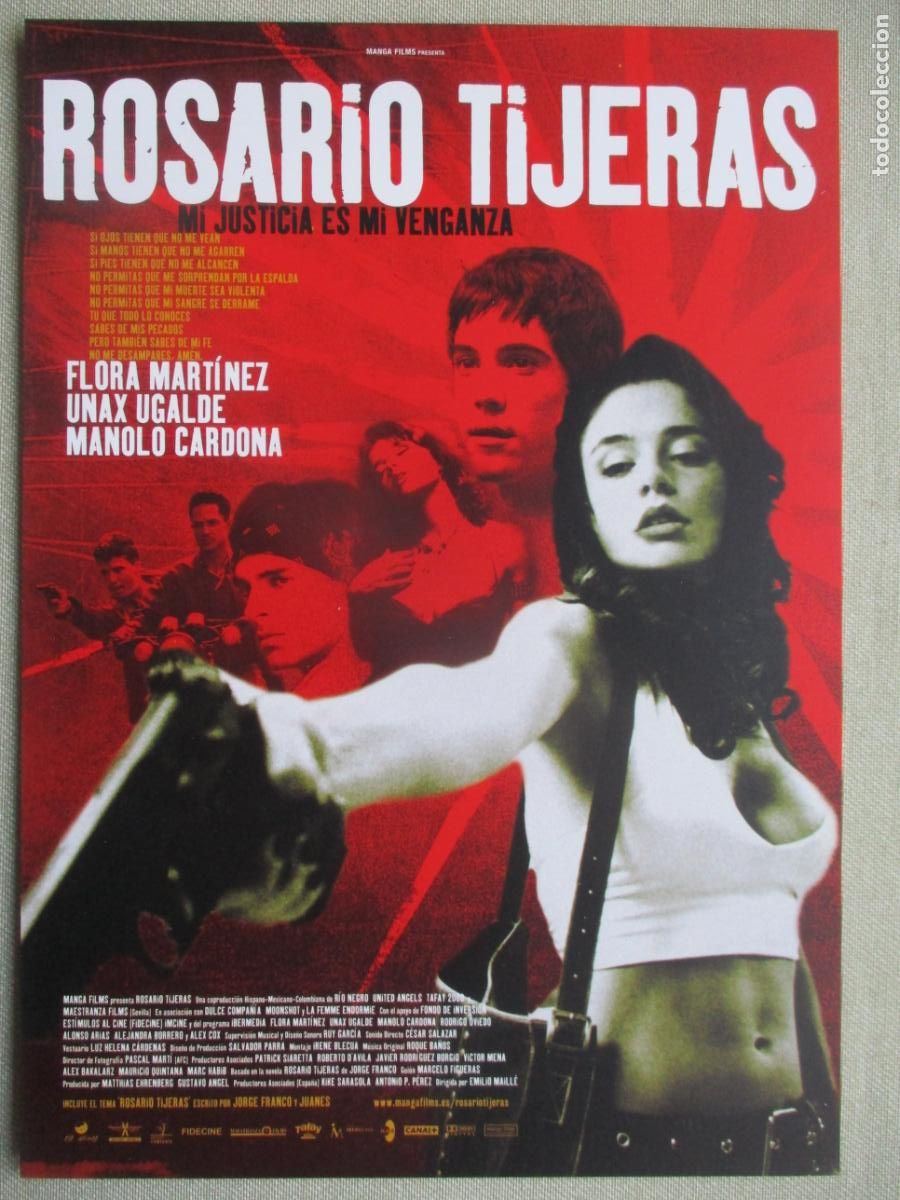Cine: ROSARIO TIJERAS. GUIA ORIGINAL ESTRENO. PEDIDO MINIMO EN GUIAS 10 EUROS.