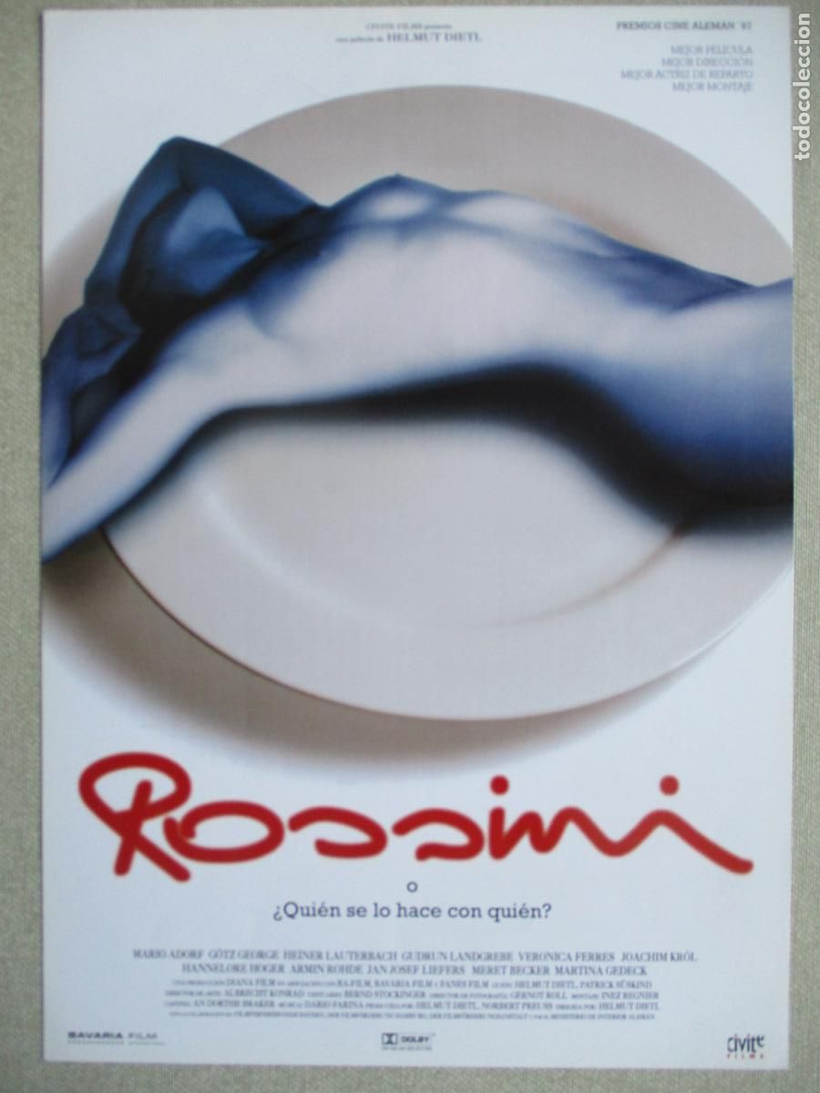 Cine: ROSSINI. GUIA ORIGINAL ESTRENO. PEDIDO MINIMO EN GUIAS 10 EUROS.