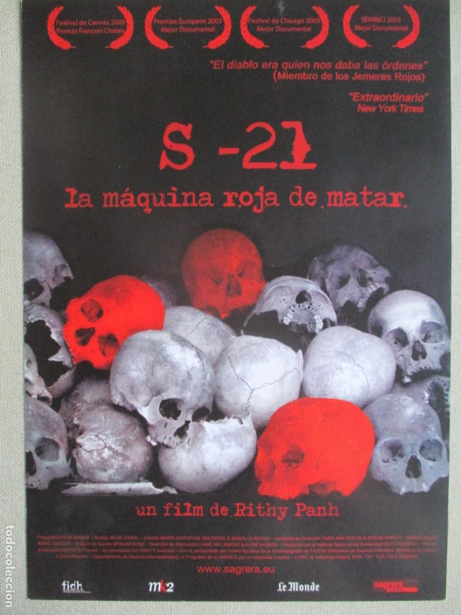 Cine: S-21 LA MAQUINA ROJA DE MATAR. GUIA ORIGINAL ESTRENO. PEDIDO MINIMO EN GUIAS 10 EUROS.