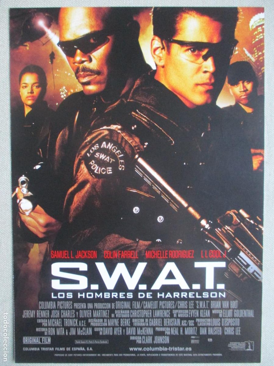 Cine: S.W.A.T. LOS HOMBRES DE HARRELSON. GUIA ORIGINAL ESTRENO. PEDIDO MINIMO EN GUIAS 10 EUROS.