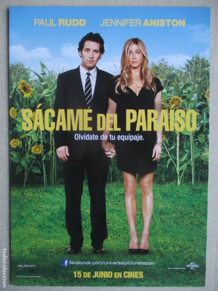 Cine: SACAME DEL PARAISO. GUIA ORIGINAL ESTRENO. PEDIDO MINIMO EN GUIAS 10 EUROS.