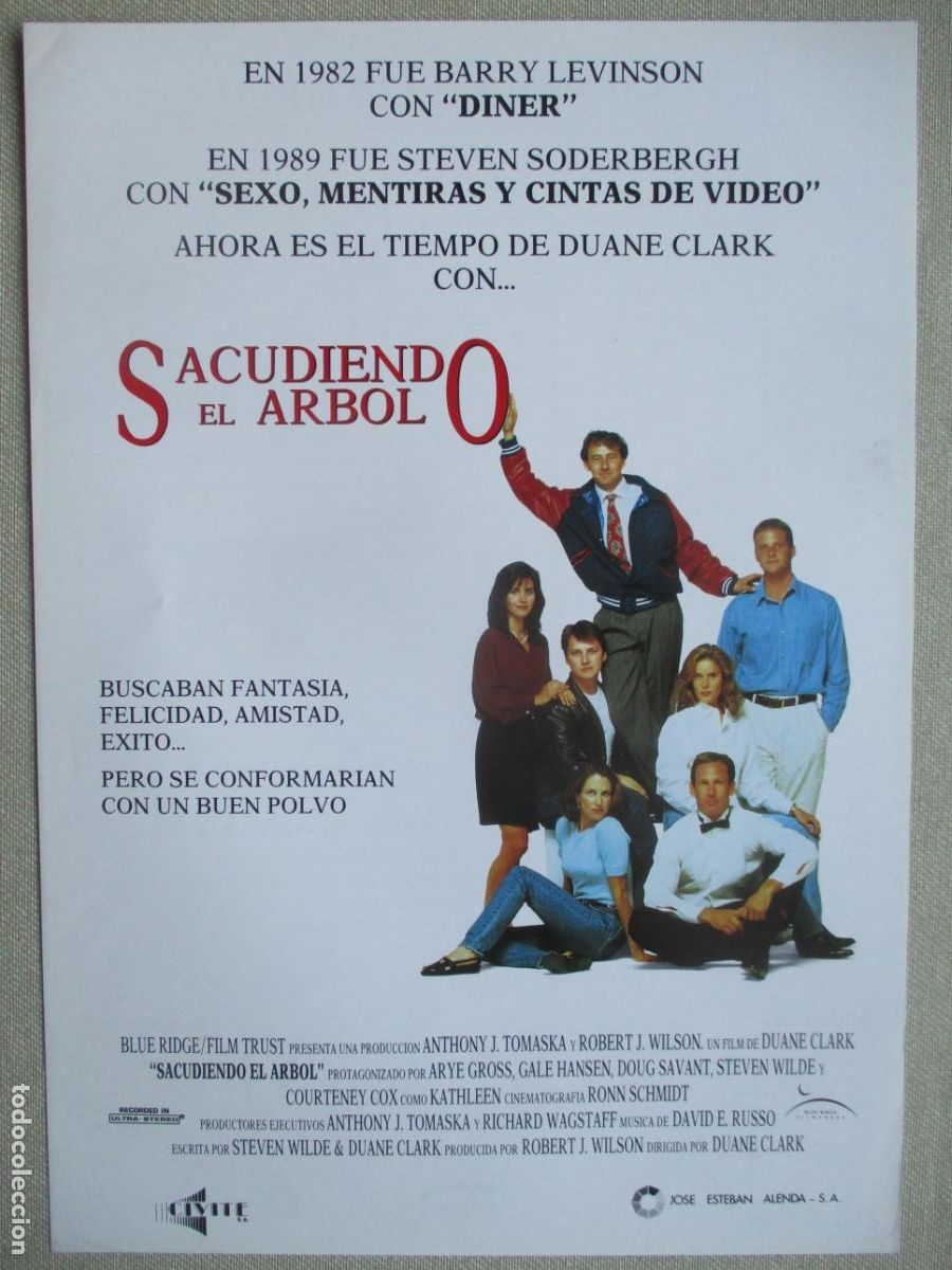 Cine: SACUDIENDO EL ARBOL. GUIA ORIGINAL ESTRENO. PEDIDO MINIMO EN GUIAS 10 EUROS.