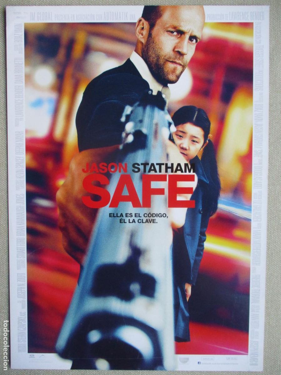 Cine: SAFE. GUIA ORIGINAL ESTRENO. PEDIDO MINIMO EN GUIAS 10 EUROS.