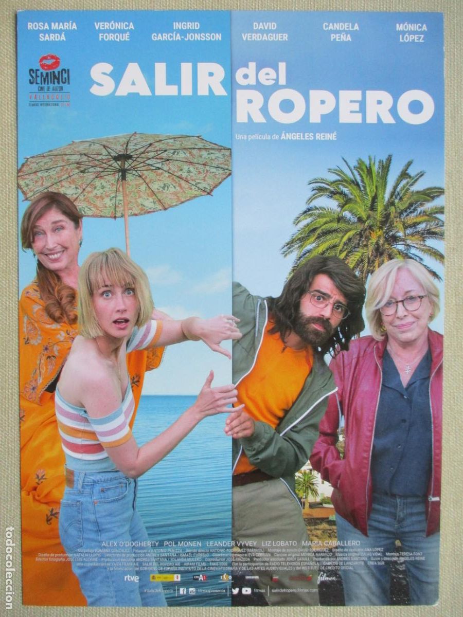 Cine: SALIR DEL ROPERO. GUIA ORIGINAL ESTRENO. PEDIDO MINIMO EN GUIAS 10 EUROS.