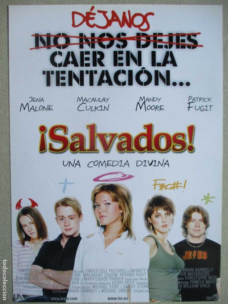 Cine: &iexcl;SALVADOS!. GUIA ORIGINAL ESTRENO. PEDIDO MINIMO EN GUIAS 10 EUROS.