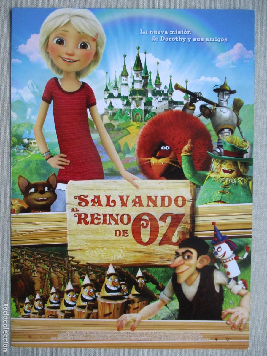 Cine: SALVANDO AL REINO DE OZ. GUIA ORIGINAL ESTRENO. PEDIDO MINIMO EN GUIAS 10 EUROS.