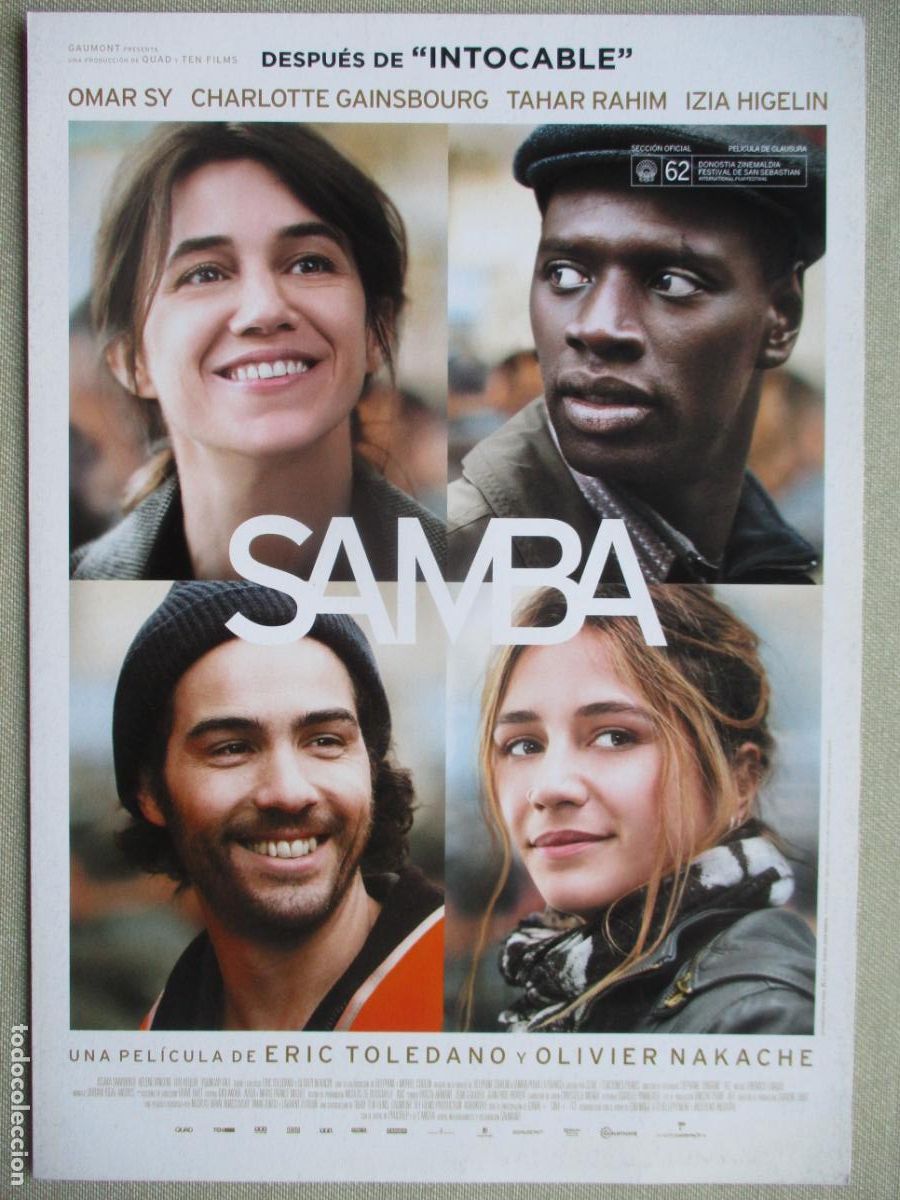 Cine: SAMBA. GUIA ORIGINAL ESTRENO. PEDIDO MINIMO EN GUIAS 10 EUROS.
