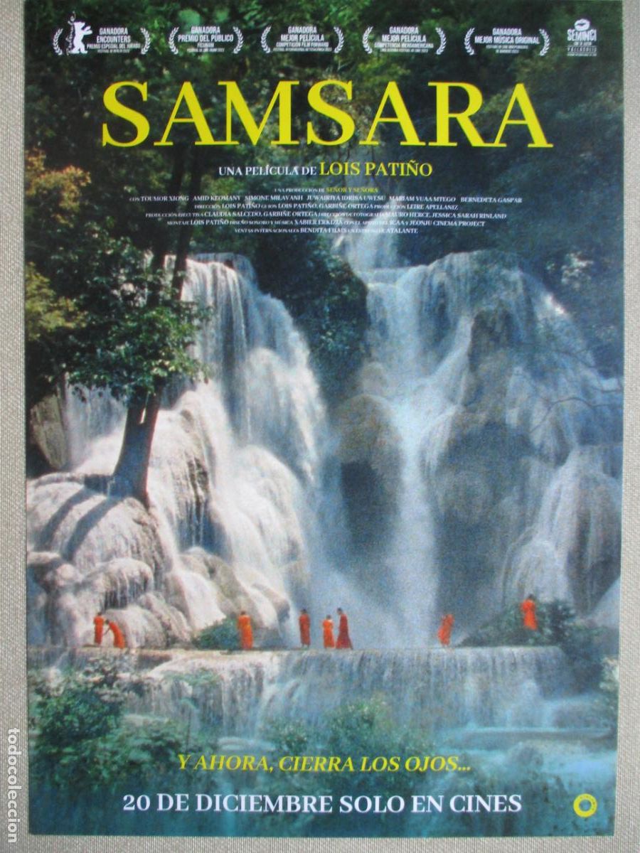 Cine: SAMSARA. GUIA ORIGINAL ESTRENO. PEDIDO MINIMO EN GUIAS 10 EUROS.