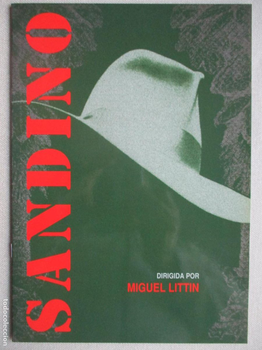 Cine: SANDINO. GUIA ORIGINAL ESTRENO (DOSSIER). PEDIDO MINIMO EN GUIAS 10 EUROS.