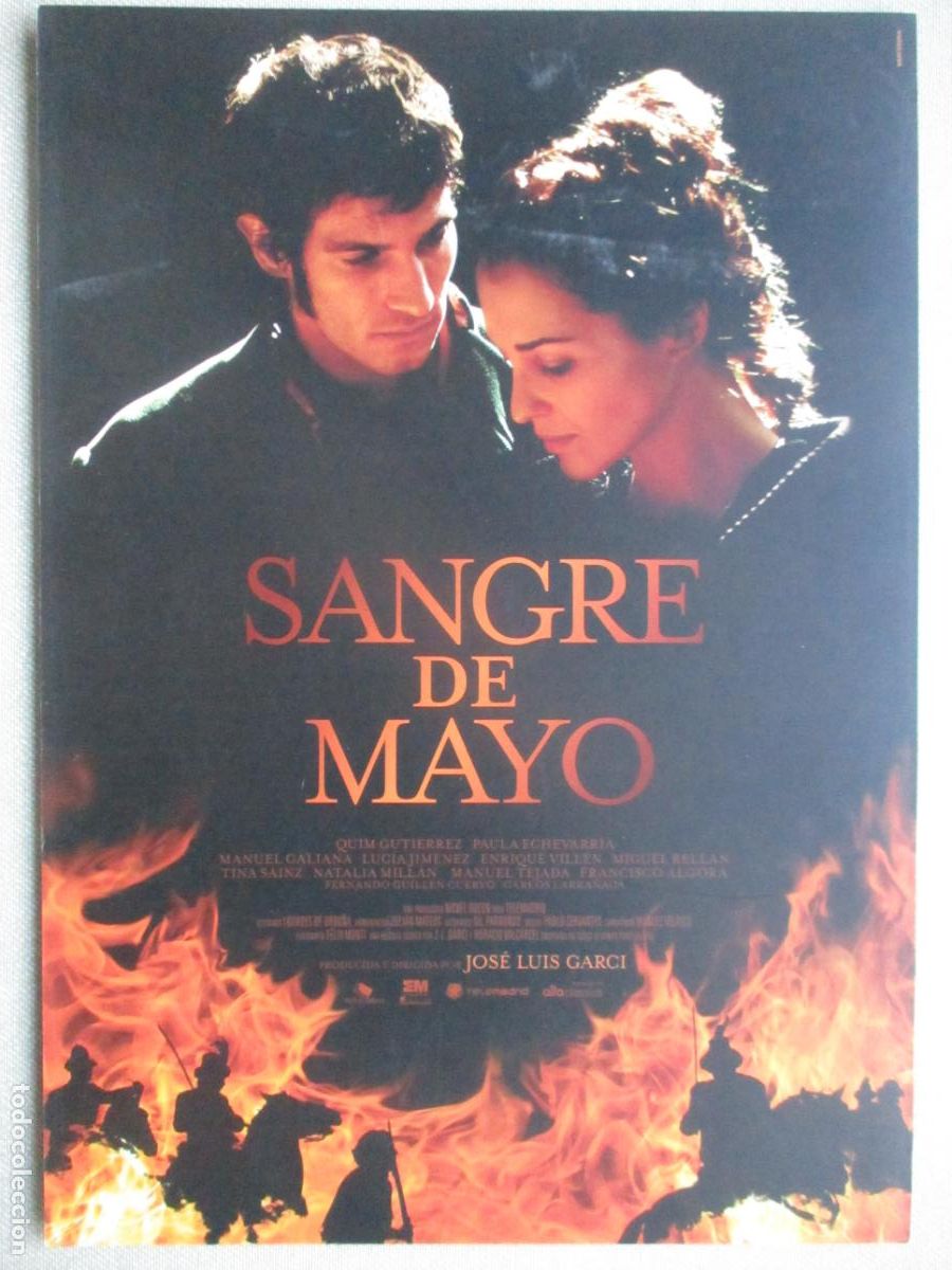 Cine: SANGRE DE MAYO. GUIA ORIGINAL ESTRENO. PEDIDO MINIMO EN GUIAS 10 EUROS.