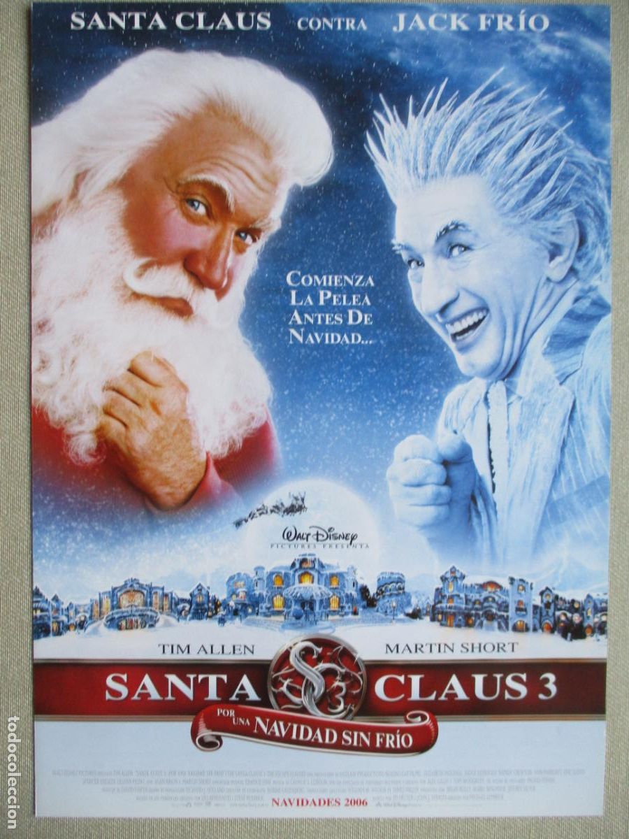 Cine: SANTA CLAUS 3. GUIA ORIGINAL ESTRENO. PEDIDO MINIMO EN GUIAS 10 EUROS.