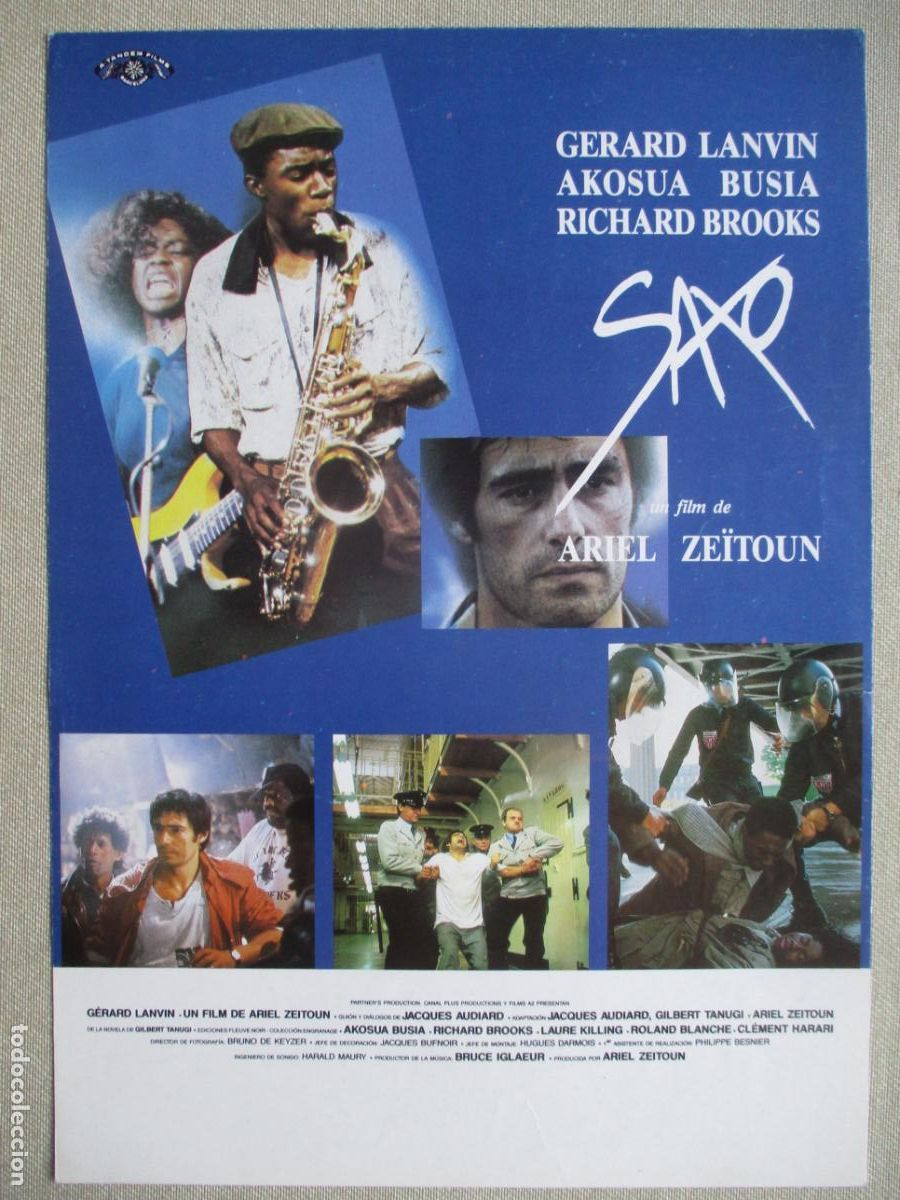 Cine: SAXO. GUIA ORIGINAL ESTRENO. PEDIDO MINIMO EN GUIAS 10 EUROS.