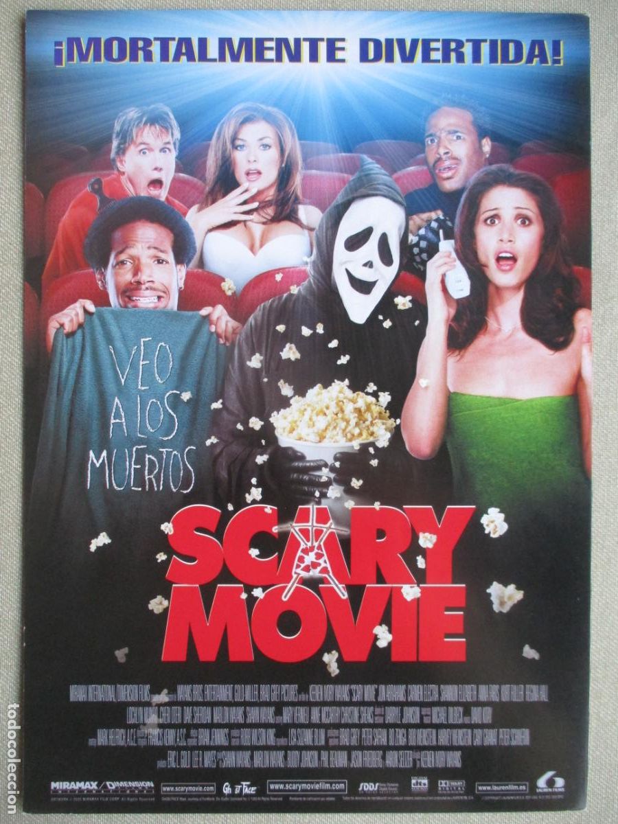 Cine: SCARY MOVIE. GUIA ORIGINAL ESTRENO. PEDIDO MINIMO EN GUIAS 10 EUROS.